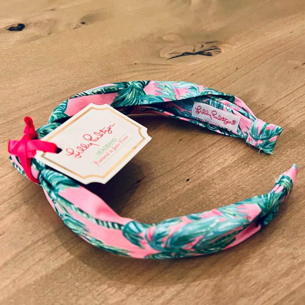 NWT. LILLY PULITZER Knotted Headband in Suite Views - Picture 4 of 5